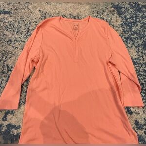 Coral Tunic Top